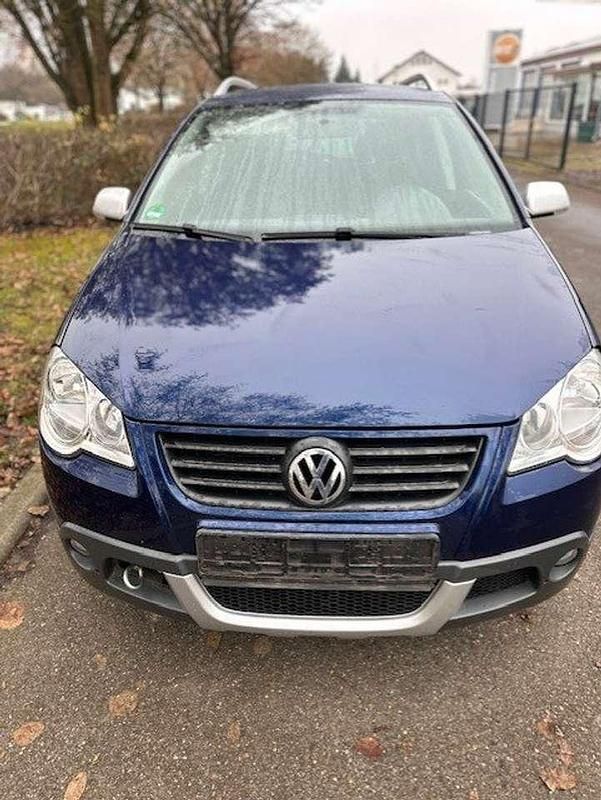 Shadow blue metallic Gebraucht 2009 VW Polo Cross Kleinwagen | 1.450 € - Bild 1/4