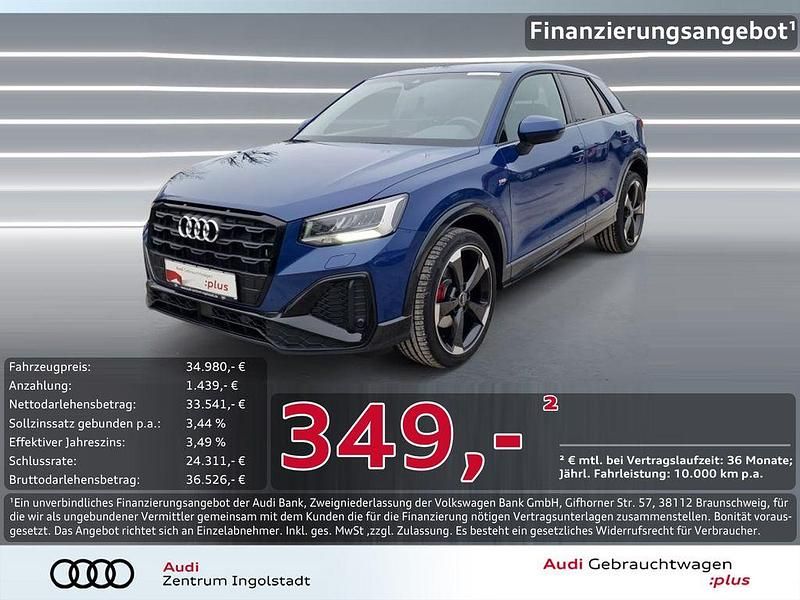 Ascariblau metallic Gebraucht 2025 Audi Q2 S-Line SUV | 34.980 € (Fairer Preis) - Bild 1/3