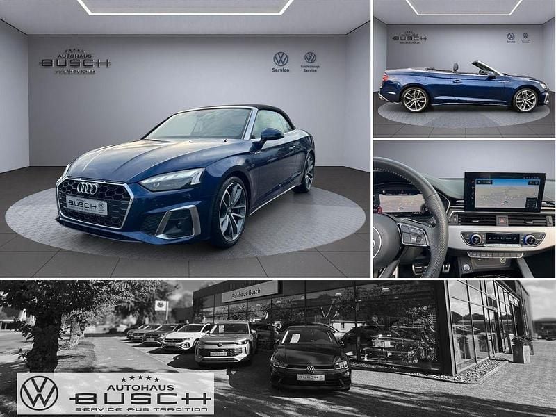 Blau Gebraucht 2020 Audi A5 Cabriolet S-Line Cabrio | 30.950 € (Guter Preis) - Bild 1/4