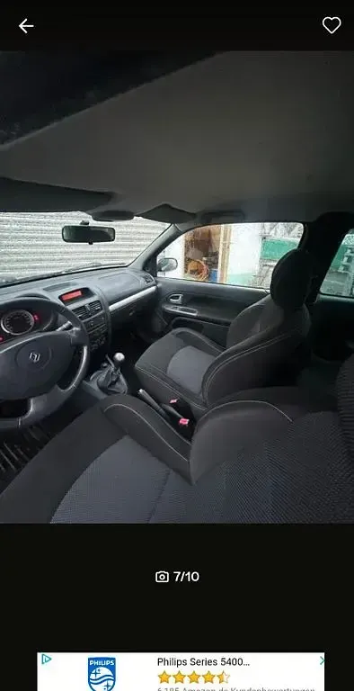 Gebraucht Renault Clio II Campus 75 PS (55 kW) 2007 Schwarz Limousine