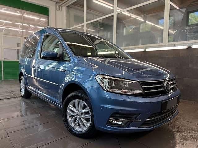 Gebraucht VW Caddy Highline 102 PS (75 kW) 2016 Blau metallic Van / Kleinbus