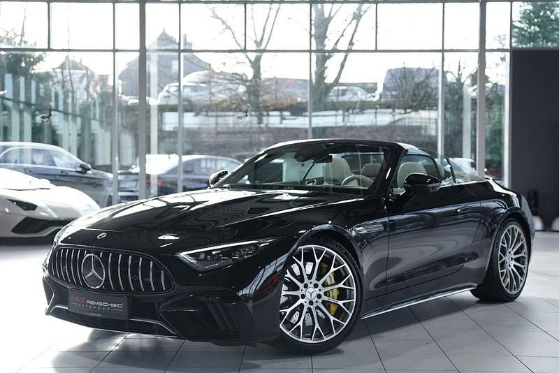 Schwarz Gebraucht 2023 Mercedes SL63 AMG AMG Cabrio | 127.800 € (Superpreis) - Bild 1/3