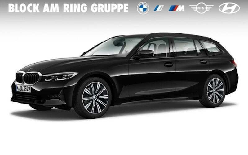 Schwarz Gebraucht 2022 BMW 320 Sport Line Kombi | 27.690 € (Fairer Preis) - Bild 1/4