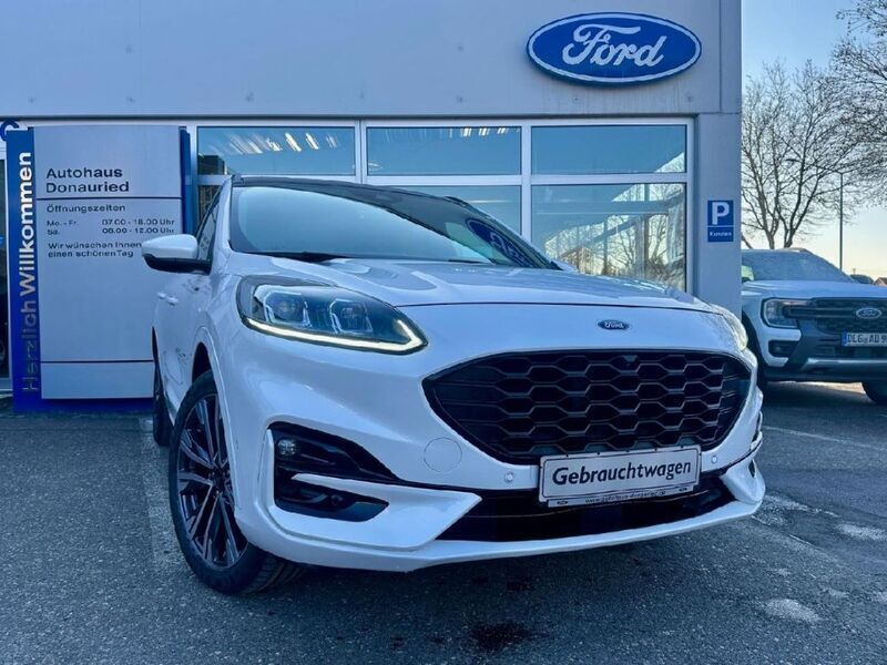 Arktisweiß (metallic) Gebraucht 2021 Ford Kuga ST-Line X SUV | 24.990 € (Etwas zu teuer) - Bild 1/4