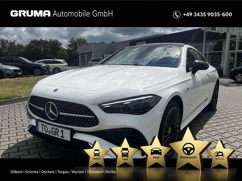 Unilack polarweiß Gebraucht 2024 Mercedes CLE300 AMG Coupé | 69.930 € - Bild 1/4