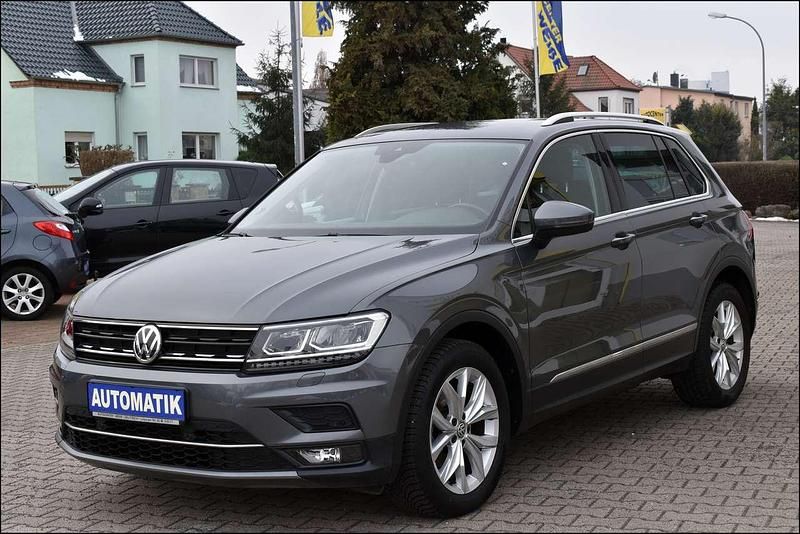 Gebraucht VW Tiguan Highline 150 PS (110 kW) 2018 Indiumgrau metallic SUV