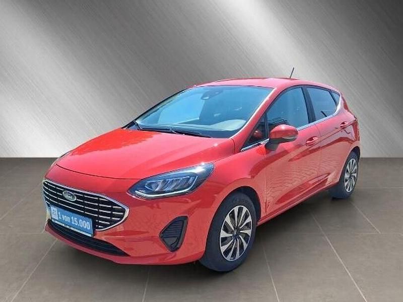 Rot Gebraucht 2023 Ford Fiesta Titanium Kleinwagen | 16.390 € (Fairer Preis) - Bild 1/4