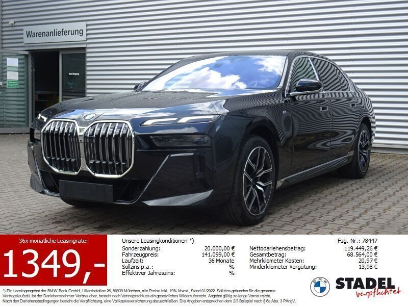 Schwarz Neu 2025 BMW 740 M Sport Limousine | 117.499 € - Bild 1/4