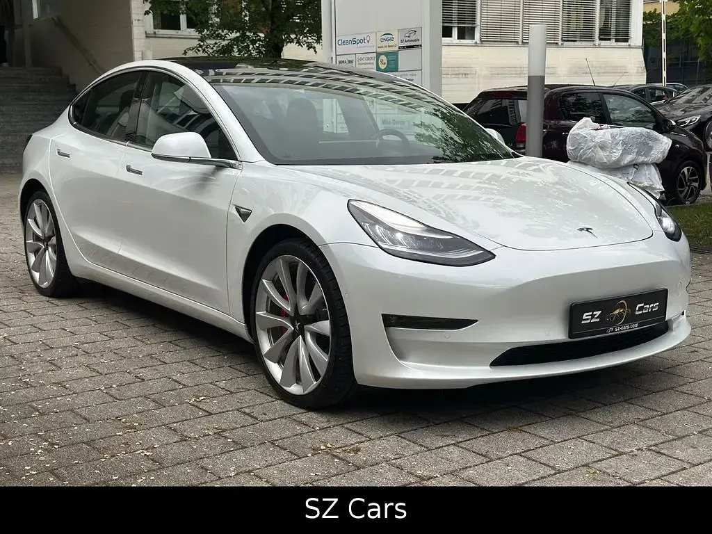 Occasion Tesla Model 3 Performance 377 kW (513 ch) 2019 Blanc Berline