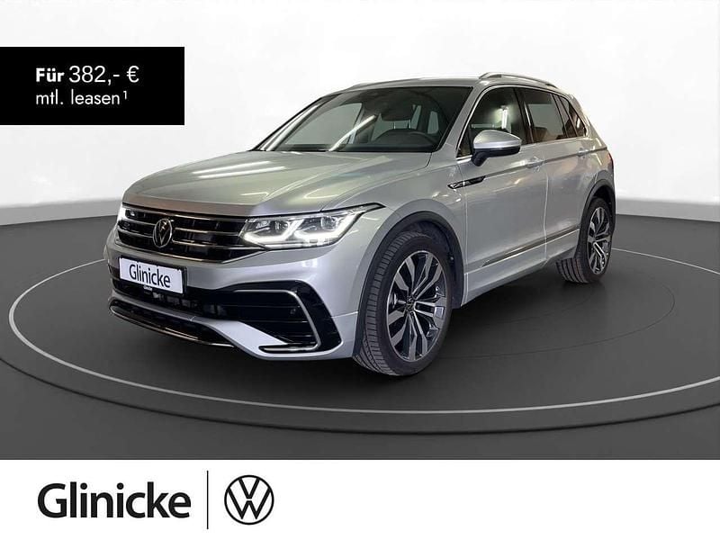 Reflexsilber metallic Gebraucht 2021 VW Tiguan R-line SUV | 31.480 € (Superpreis) - Bild 1/3
