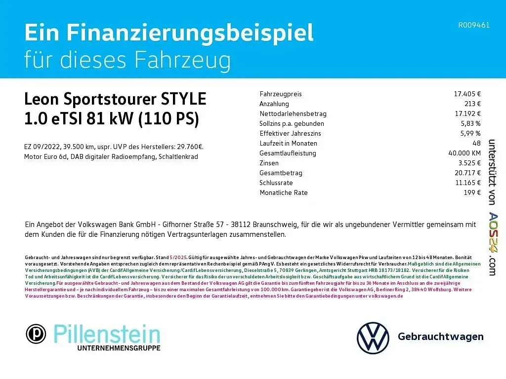 Używany Seat Leon Style 110 KM (80 kW) 2022 Czerwony Kombi