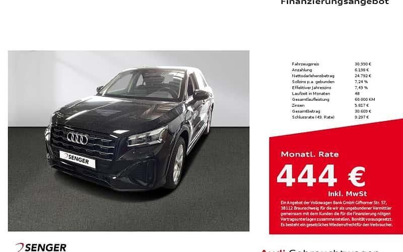 Schwarz Gebraucht 2023 Audi Q2 S-Line SUV | 30.990 € (Guter Preis) - Bild 1/4