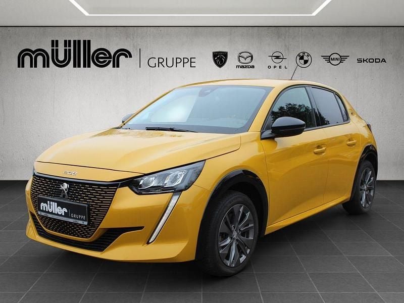 Gelb Gebraucht 2023 Peugeot e-208 Allure Kleinwagen | 17.920 € (Guter Preis) - Bild 1/4