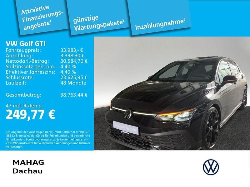 Schwarz Gebraucht 2023 VW Golf VIII GTI Clubsport Limousine | 32.984 € (Guter Preis) - Bild 1/3