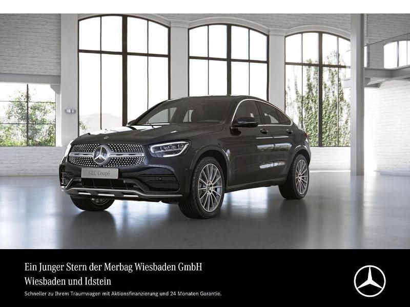 Grau Gebraucht 2023 Mercedes GLC400d AMG line Coupé | 59.890 € (Fairer Preis) - Bild 1/4