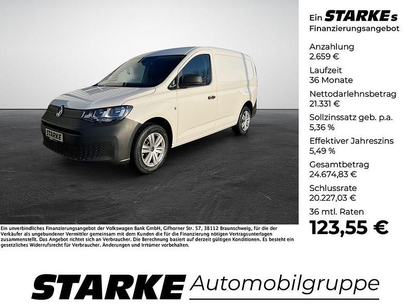 Weiß (candyweiß) Neu 2025 VW Caddy Maxi Basis Van / Kleinbus | 23.990 € - Bild 1/4