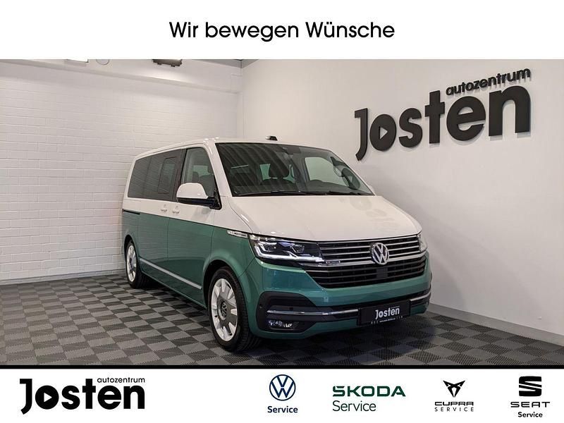 Candyweiß/bay leaf green meta Gebraucht 2021 VW T6.1 Highline Van | 74.990 € - Bild 1/4
