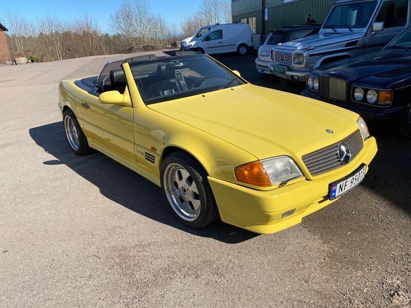 Gelb Gebraucht 1994 Mercedes SL600 AMG Cabrio | 35.000 € - Bild 1/4