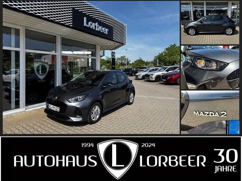 Grau Neu 2025 Mazda 2 Center-Line Limousine | 22.490 € (Fairer Preis) - Bild 1/4