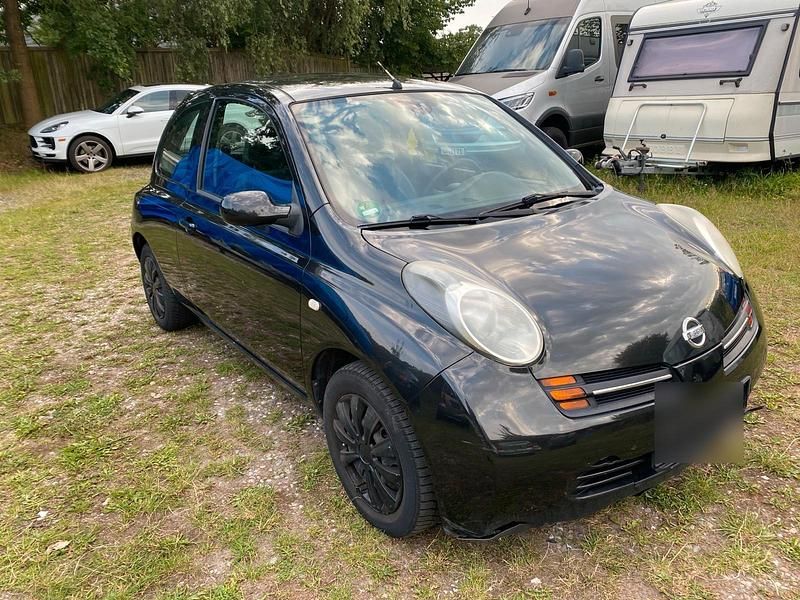 Schwarz Gebraucht 2005 Nissan Micra Kleinwagen | 499 € (Superpreis) - Bild 1/4