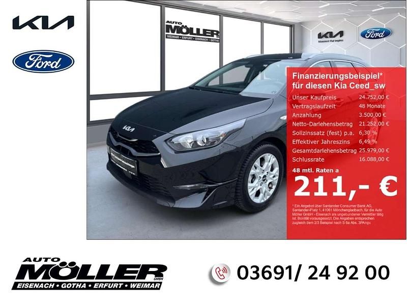 Schwarz Gebraucht 2025 Kia Ceed Sportswagon Comfort Kombi | 24.752 € (Guter Preis) - Bild 1/3