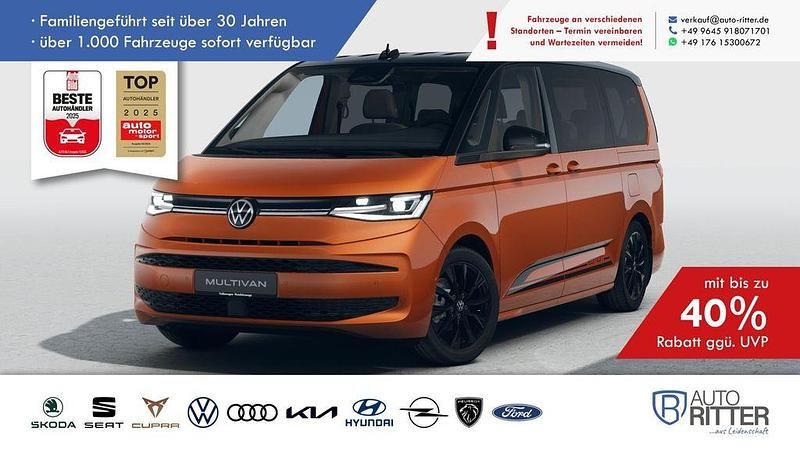 Neu VW Multivan Edition 150 PS (110 kW) 2025 Orange Van