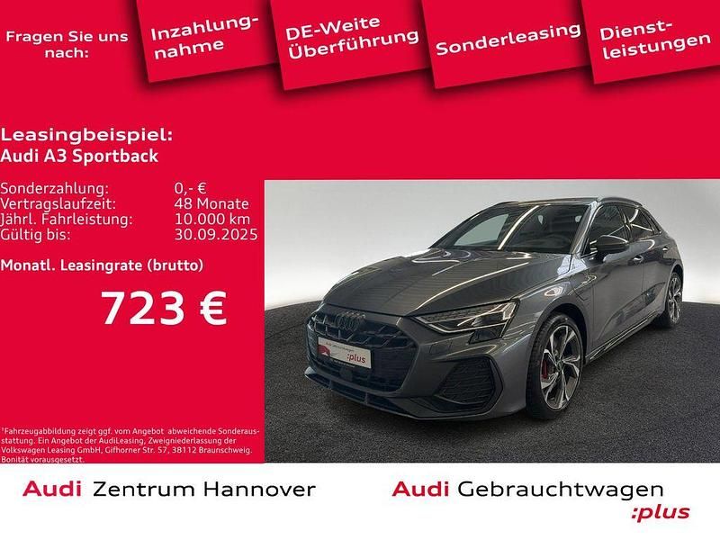 Daytonagrau perleffekt Gebraucht 2025 Audi A3 Sportback e-tron S-Line Limousine | 53.990 € - Bild 1/4
