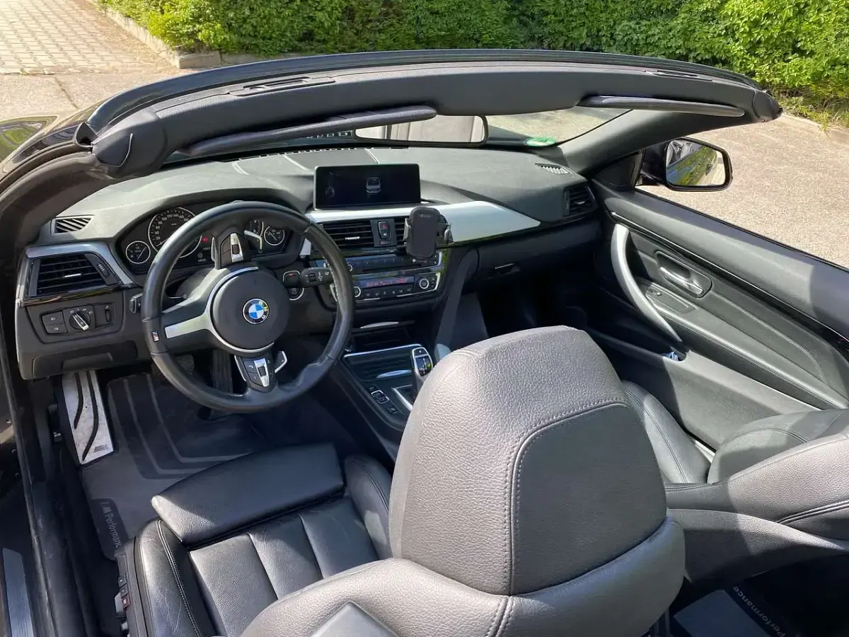 Gebraucht BMW 420 Cabriolet Sport Line 184 PS (135 kW) 2014 Schwarz Cabrio