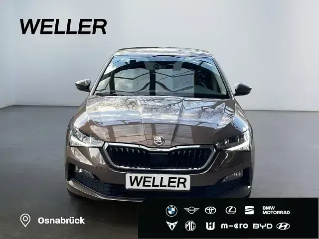 Gebraucht Skoda Scala Ambition 150 PS (110 kW) 2019 Braun Kleinwagen