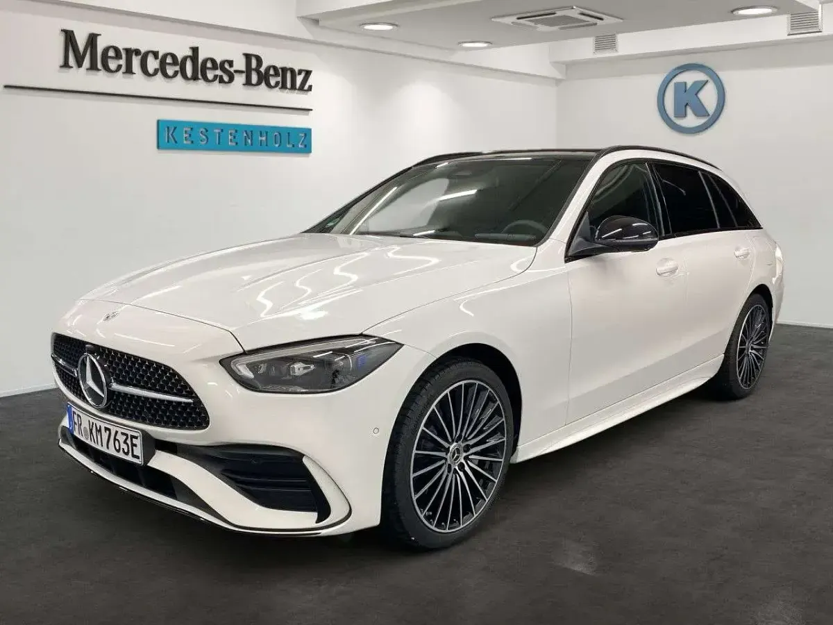 Gebraucht Mercedes C300e AMG line 313 PS (230 kW) 2025 Weiß Limousine