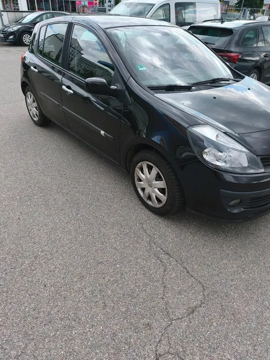 Gebraucht Renault Clio 85 PS (62 kW) 2007 Schwarz Kleinwagen