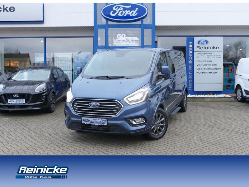 Blau Gebraucht 2020 Ford Tourneo Custom Titanium X Limousine | 39.490 € - Bild 1/4