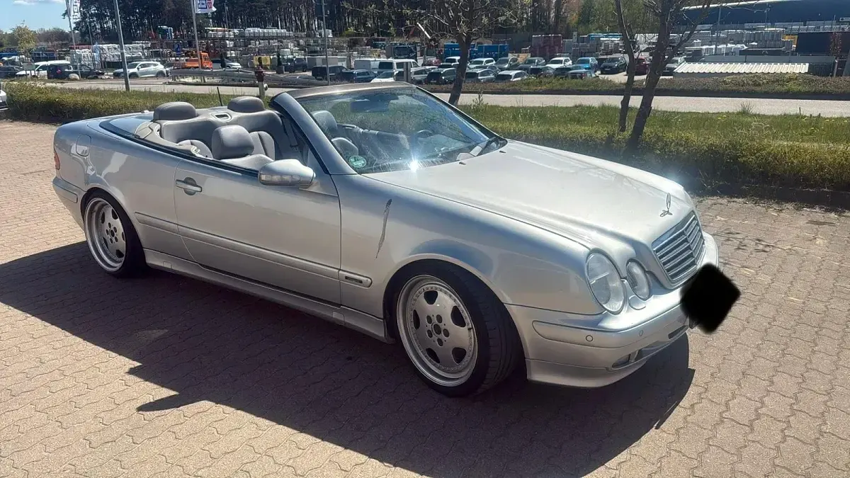 Gebraucht Mercedes CLK430 279 PS (205 kW) 2001 Silber Cabrio