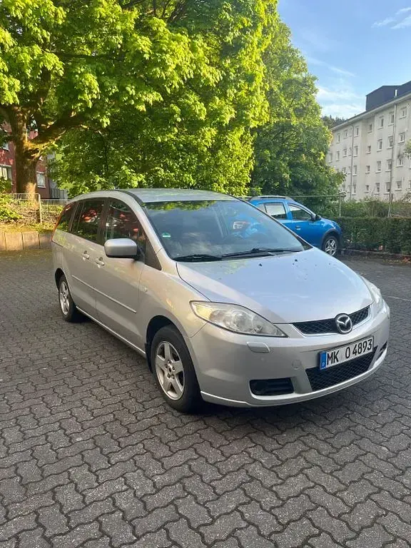 Gebraucht Mazda 5 Comfort 116 PS (85 kW) 2007 Silber Van / Kleinbus