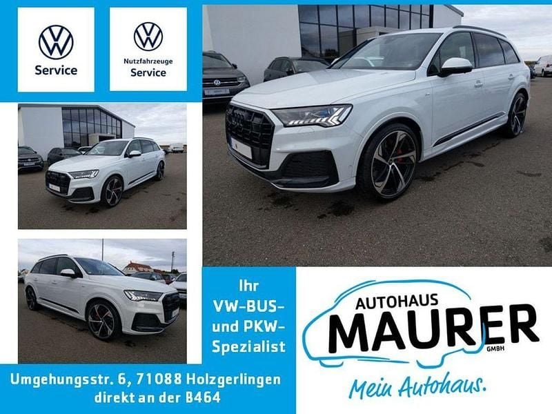 Gletscherweiß metallic Gebraucht 2023 Audi Q7 S-Line SUV | 74.990 € (Fairer Preis) - Bild 1/4