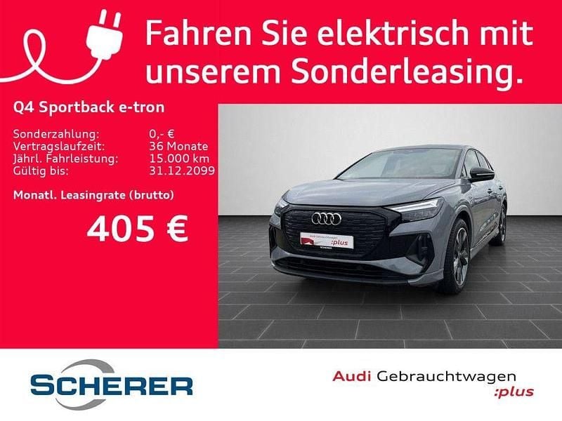 Gebraucht Audi Q4 Sportback e-tron S-Line 150 kW (204 PS) 2022 Kieselgrau SUV