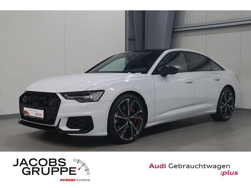 Gletscherweiß metallic Gebraucht 2024 Audi S6 Ambiente Limousine | 66.970 € (Fairer Preis) - Bild 1/4