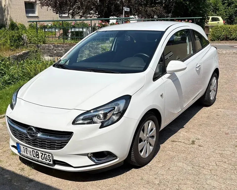 Gebraucht Opel Corsa Edition 90 PS (66 kW) 2015 Weiß Kleinwagen