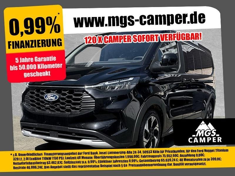 Agate black metallic Neu 2025 Ford Tourneo Custom Active | 76.990 € - Bild 1/4