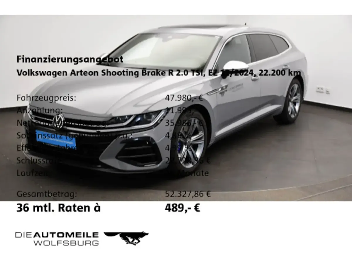 Gebraucht VW Arteon R 320 PS (235 kW) 2023 Grau Kombi