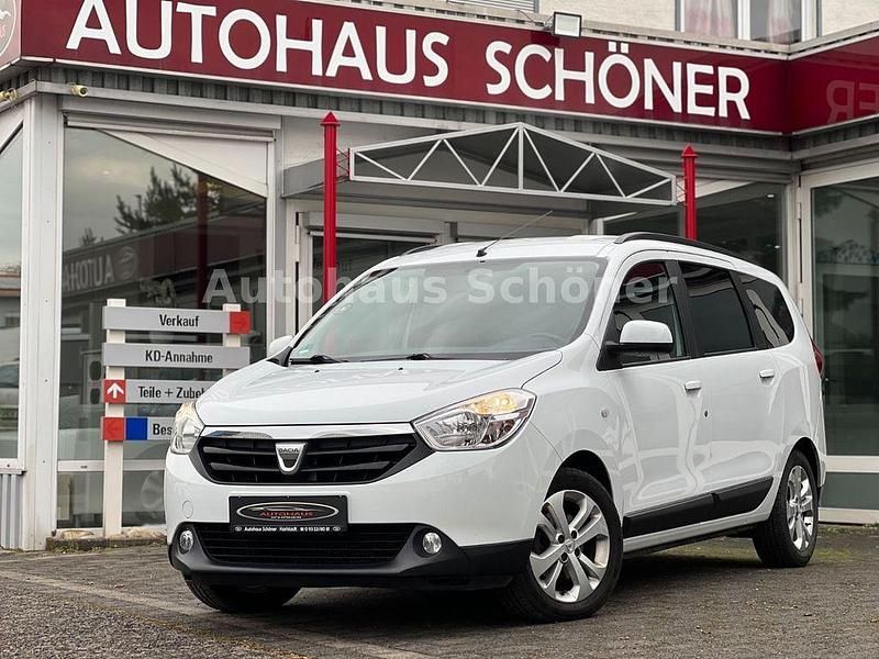 Gebraucht Dacia Lodgy Prestige 116 PS (85 kW) 2013 Weiß Van / Kleinbus