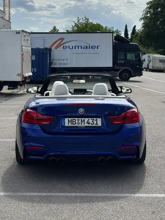 Gebraucht BMW M4 Cabriolet Performance 431 PS (317 kW) 2018 Blau Cabrio