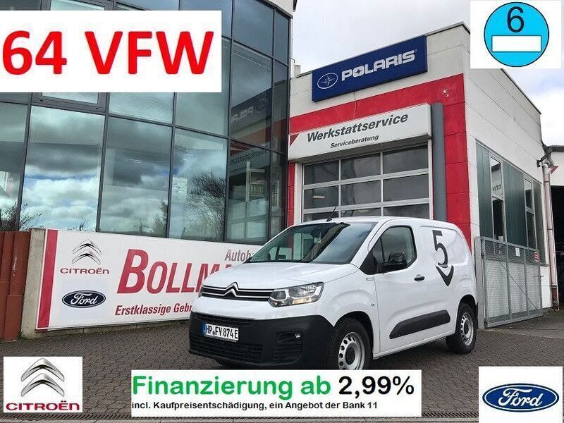 Gebraucht Citroën e-Berlingo 100 kW (136 PS) 2024 Lackierung weiss icy/deckende Van / Kleinbus