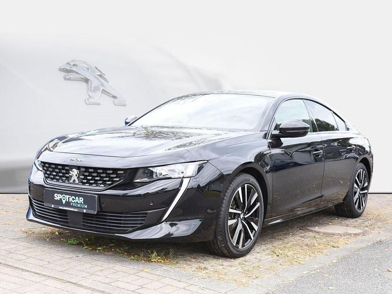 Lackierung schwarz perla nera/ Gebraucht 2022 Peugeot 508 GT Limousine | 24.990 € (Fairer Preis) - Bild 1/4