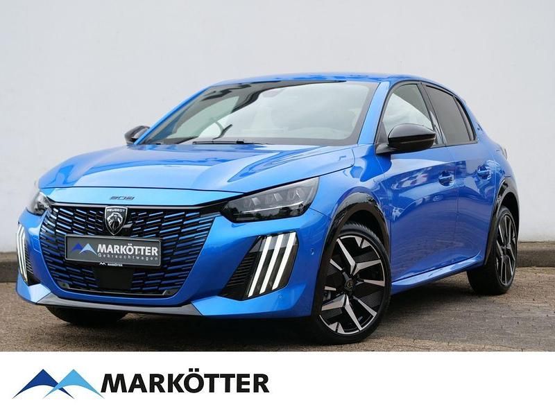 Blau Gebraucht 2024 Peugeot 208 GT Kleinwagen | 21.990 € - Bild 1/4