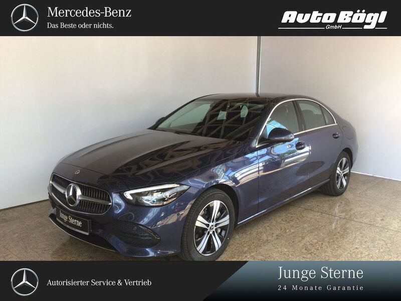 Lack sodalithblau Gebraucht 2024 Mercedes C300e Advanced Plus Limousine | 41.700 € (Guter Preis) - Bild 1/2