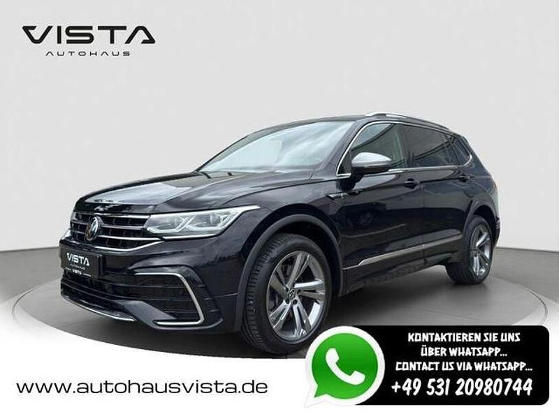 Deep black perleffekt Gebraucht 2022 VW Tiguan Allspace R-line SUV | 33.600 € (Fairer Preis) - Bild 1/4