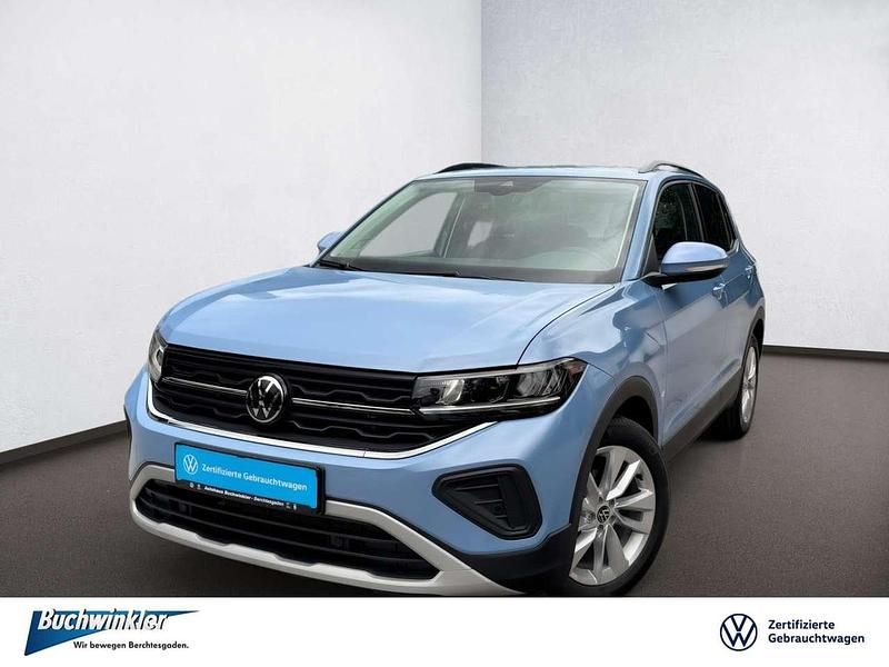 Clear blue metallic Neu 2025 VW T-Cross Life SUV | 26.990 € (Teuer) - Bild 1/4