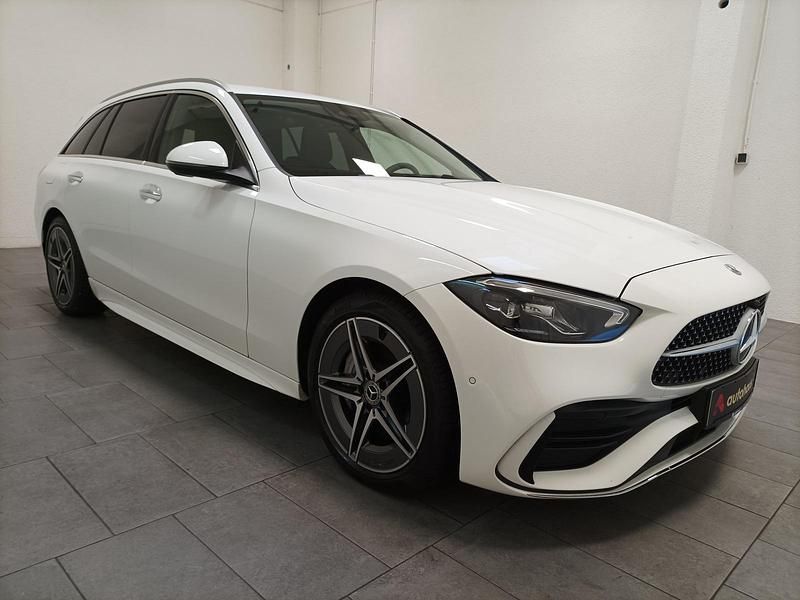 Gebraucht Mercedes C220 AMG line 197 PS (144 kW) 2024 Weiß Kombi