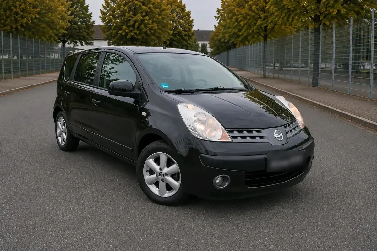Gebraucht Nissan Note Acenta 88 PS (64 kW) 2007 Schwarz Kleinwagen